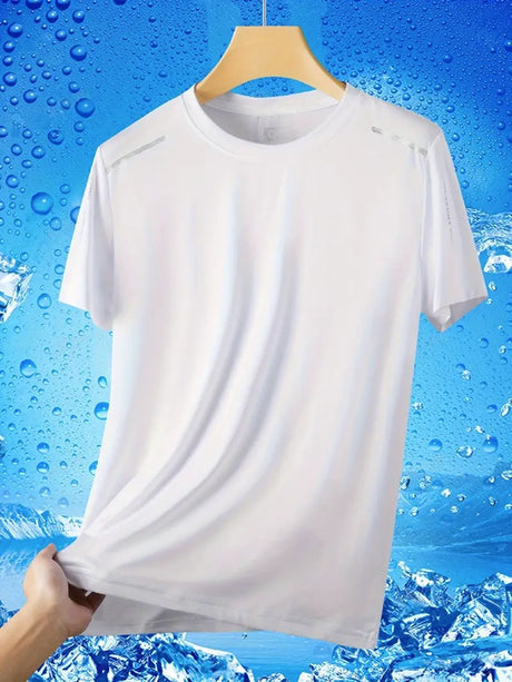 5pcs Men's Quick-Dry Athletic T-Shirts