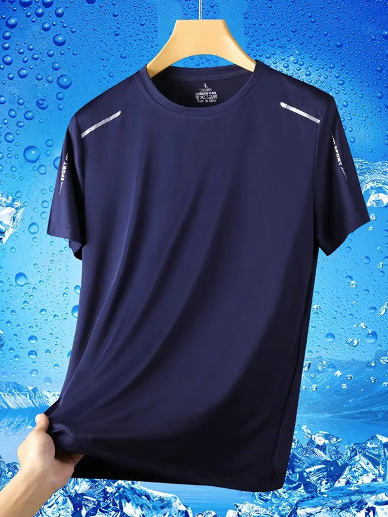 5pcs Men's Quick-Dry Athletic T-Shirts