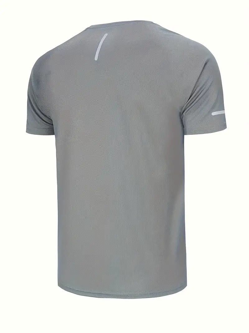 4pcs Men's Premium Solid Sports T-Shirts