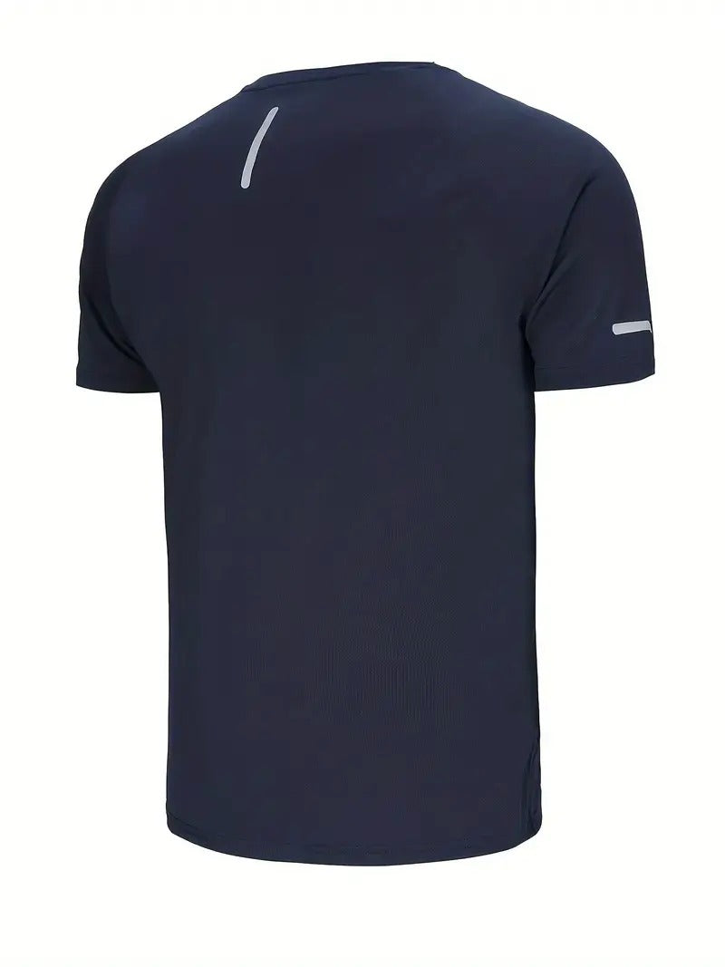 4pcs Men's Premium Solid Sports T-Shirts